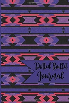 Paperback Dotted Bullet Journal: Aztec Tribal Dotted Bullet Journal Notebook Book