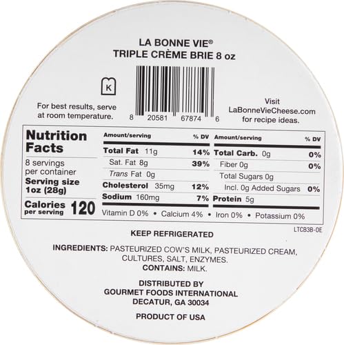 La Bonne Vie French Style Brie, Triple Creme thumb #2