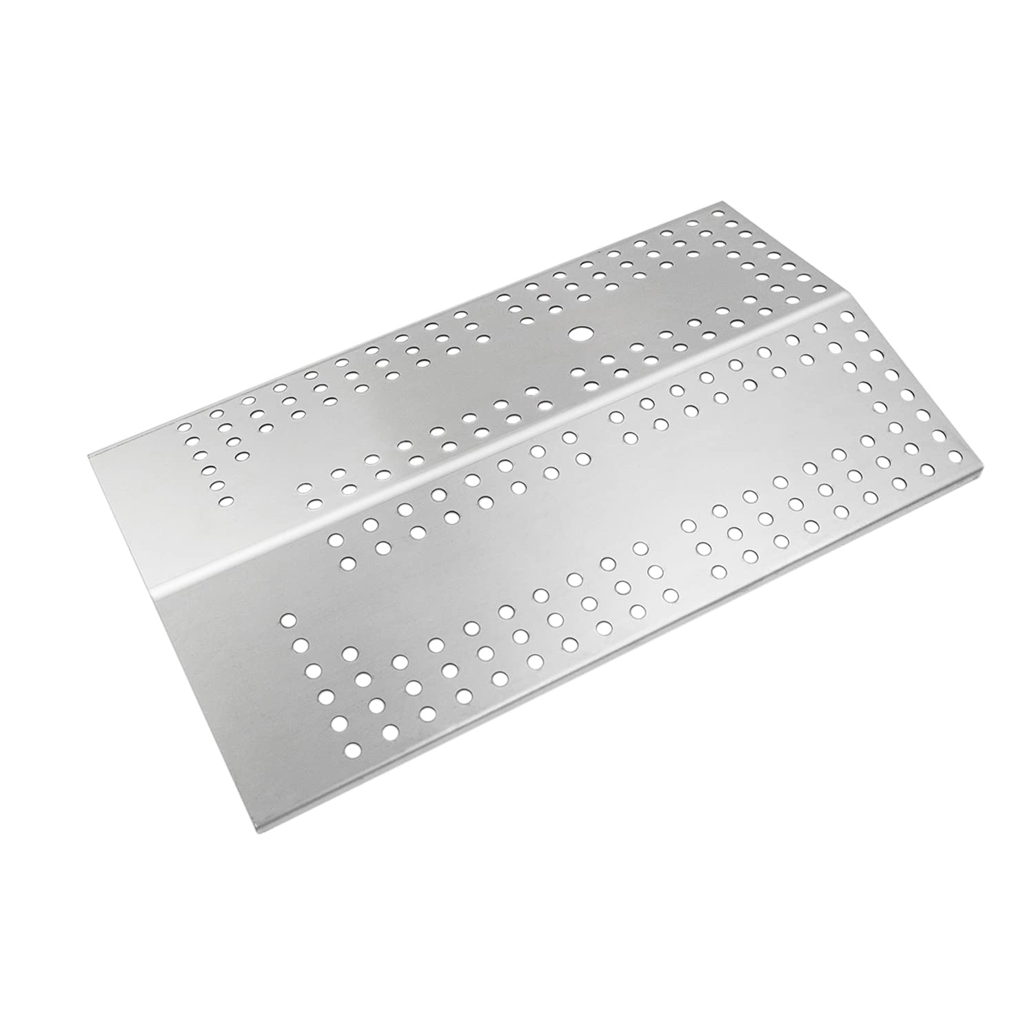 Stainless Steel Heat Plate, Grill Heat Tent Gas Replacement for Brinkmann 810-8750-S, 810-8755-F and Charmglow 810-8750-F, 810-8750-S, 810-8752-S, 810-8755-F Grill Models, 17.25" x 10.25"
