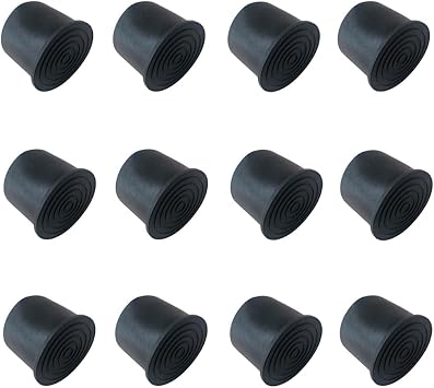 12Pcs Chair Leg Caps Round Furniture Floor Protectors Floor Protection from Scratches for Protect Hardwood Floor Surfaces Chair Leg Tip Replacement 1.25"