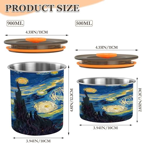 Envase de Café Hermético de Acero Inoxidable 500 ml miniatura 2