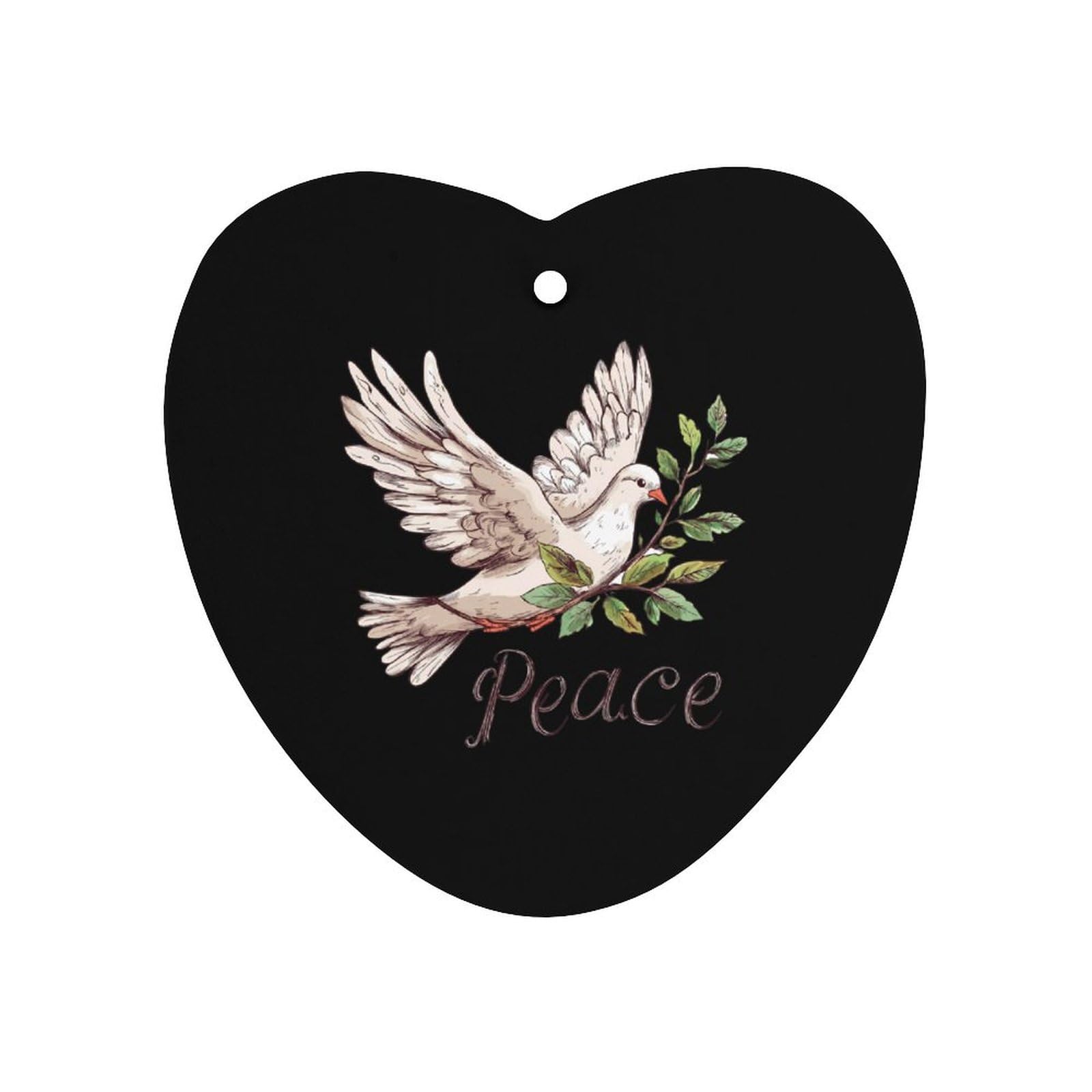 Peace Dove of Peace Car Air Freshener Hanging Aromatherapy Tablets for Car Accessories Love form