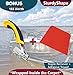 SturdyShape Thick Boat Trailer Bunk Carpet Kit 13ftx12in 25oz Marine Grade (2, Black, 12inx13ft)