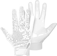 Sleefs Sticky Youth Football Receiver Gloves - No-Slip Grip for Boys, Girls, Adults in Flag & Tackle Football, Stretch Fit, Machine Washable