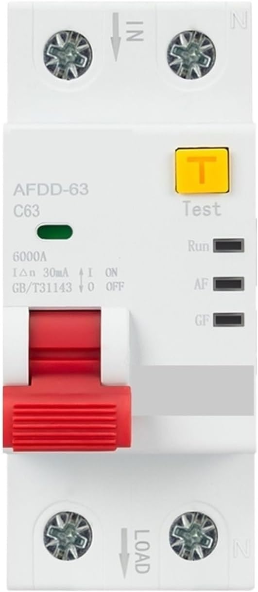 AC220V Arc Fault Protector Device Circuit Breaker Interrupted Overload Earth Leakage Short Circuit Protection(40A)