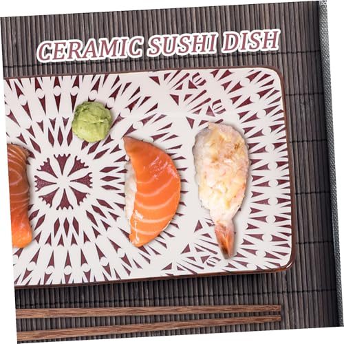 Set 2 Platos Japoneses Cerámicos para Sushi miniatura 5