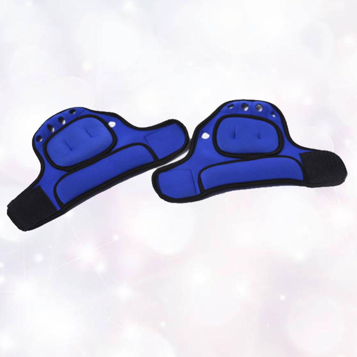 Totority Guantes de Gimnasio de Resistencia, Guantes Peso de 1kg, Azul, Poliéster y Arena, Transpirables y Cómodos, para Caminar y Trotar, Hombre y Mujer