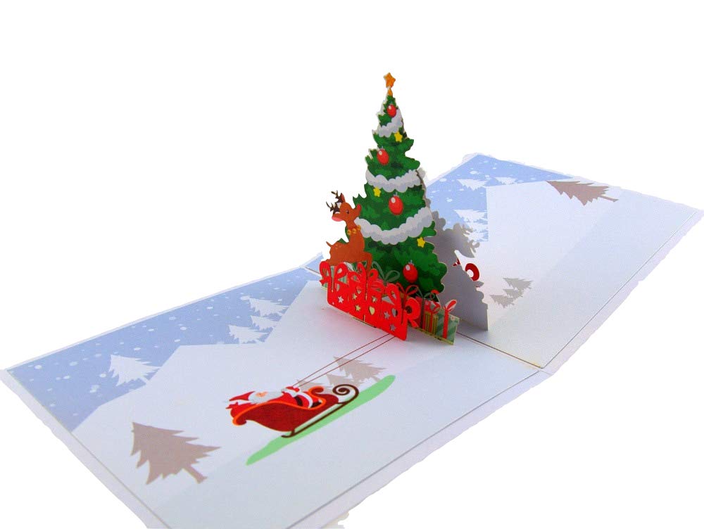 Cartolina di natale 3d - Italia