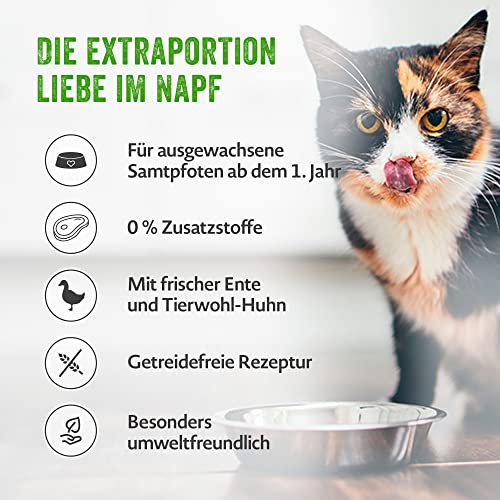 MERA Katzennassfutter, Ente, 12 x 85 g