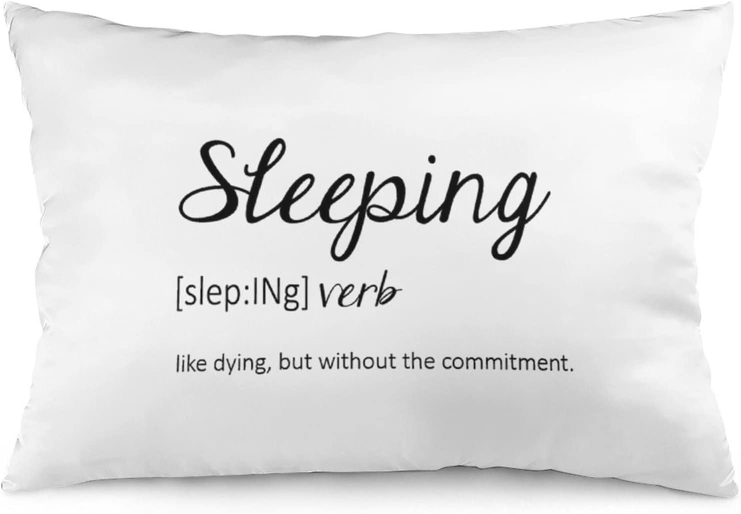 Farmhouse Zipped Pillowcase Sleeping Definition Dictionary
