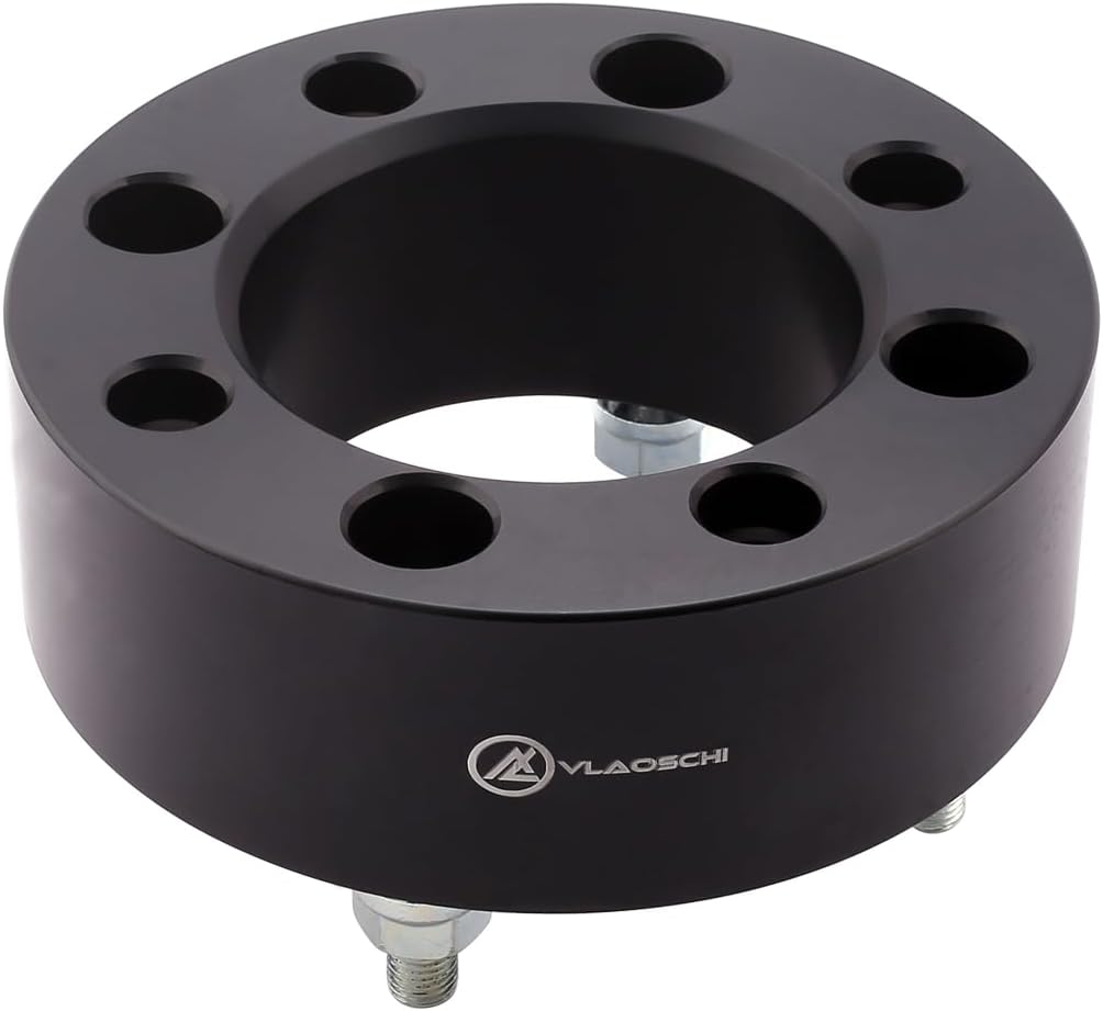 VLAOSCHI Black Forged 4x4 to 4x110 Wheel Adapters 2 Inch with M12x1.25 Studs Compatible with Yamaha Golf Cart (4x101.6 Bolt Pattern 64.1mm Center Bore) - Pack of 2