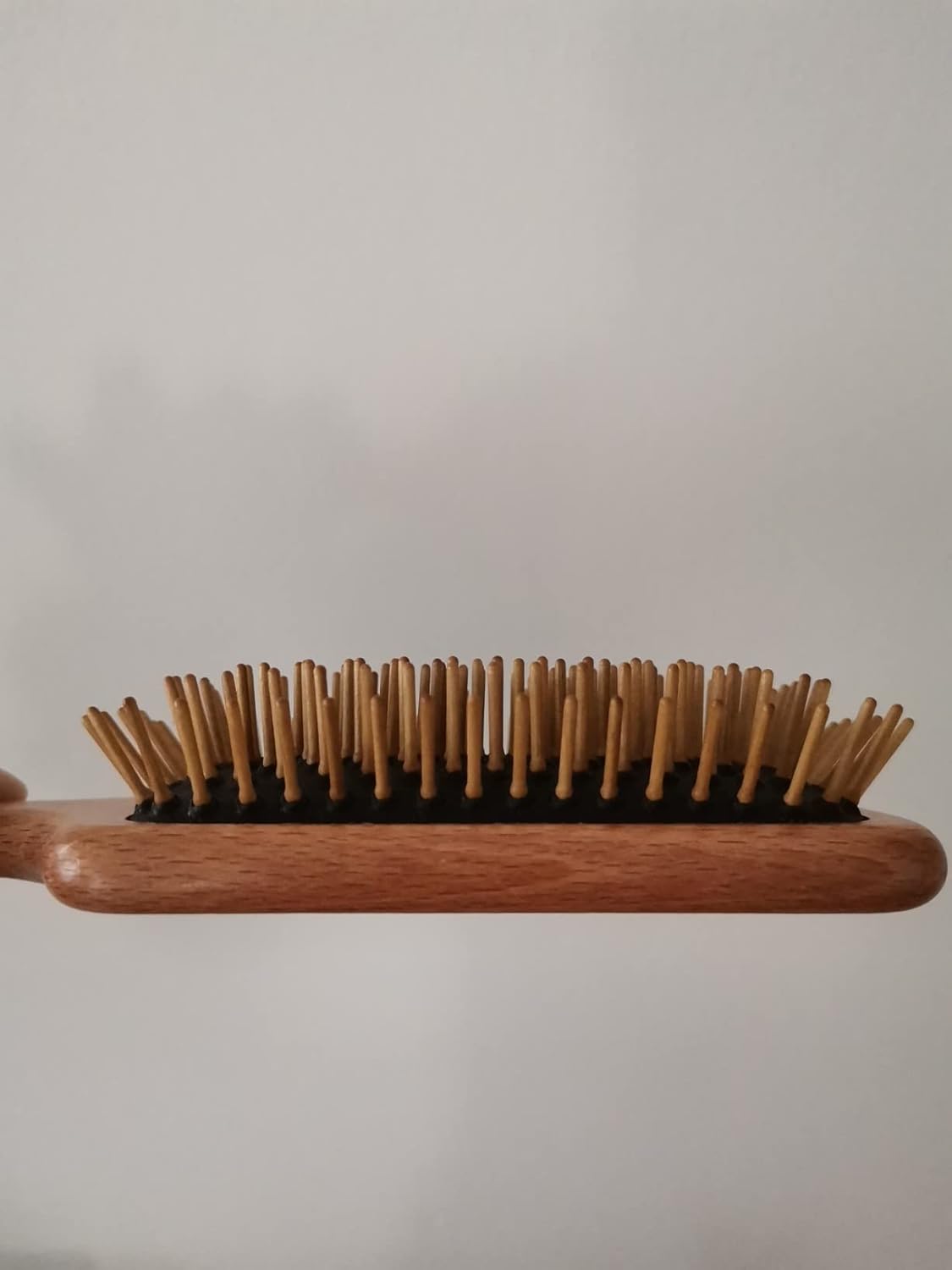 SHASH Since 1869 Made in Germany Wooden Paddle Brush - Gently Detangles, Styles, Conditions Hair with Minimal Frizz and Breakage - Safe for All Hair Types, Wet or Dry - Eco-Sourced Wood