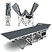Niceway Oxford Portable Folding Bed Camping Cot with Storage Bag,Weight Capacity to 440 lbs, Strong Stable Collapsible Folding Camping Cot Great for Camping, Traveling and Home Lounging (CR0136)