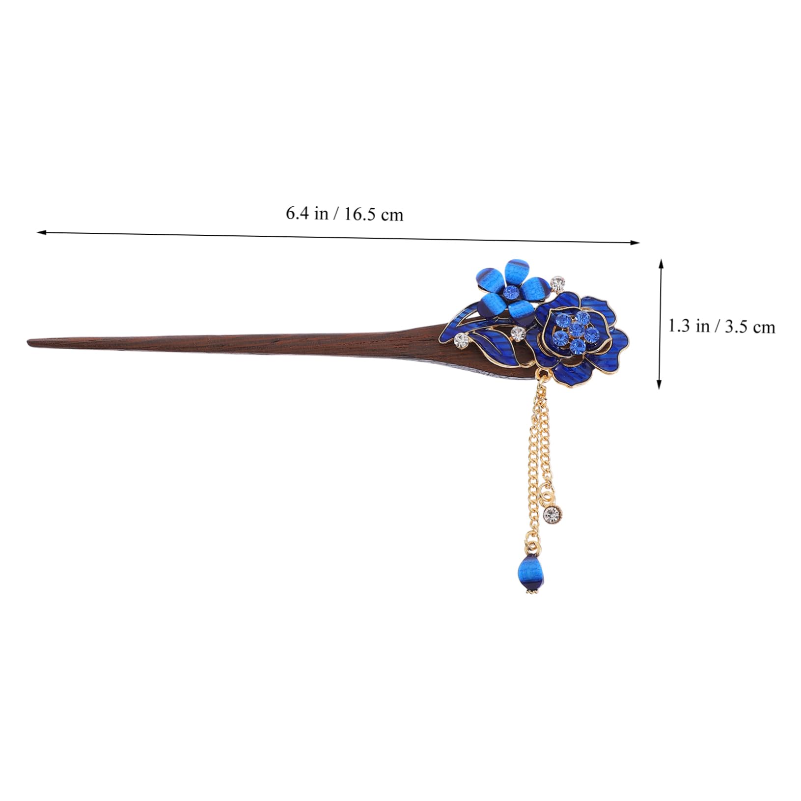 Housoutil 9piezas Horquillas De Pelo Étnicas Cristales Brillantes Accesorios Para Peinados Elegantes