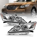 KEEKPO - For 2007 2008 2009 Lexus ES350 HID/Xenon w/AFS Factory Projector Headlights Headlamps Replacement Left+Right