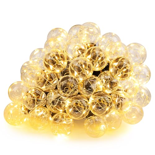 MYCARBON 11,7M Lichterkette außen 33er Birnen wasserdicht 150 LEDs...