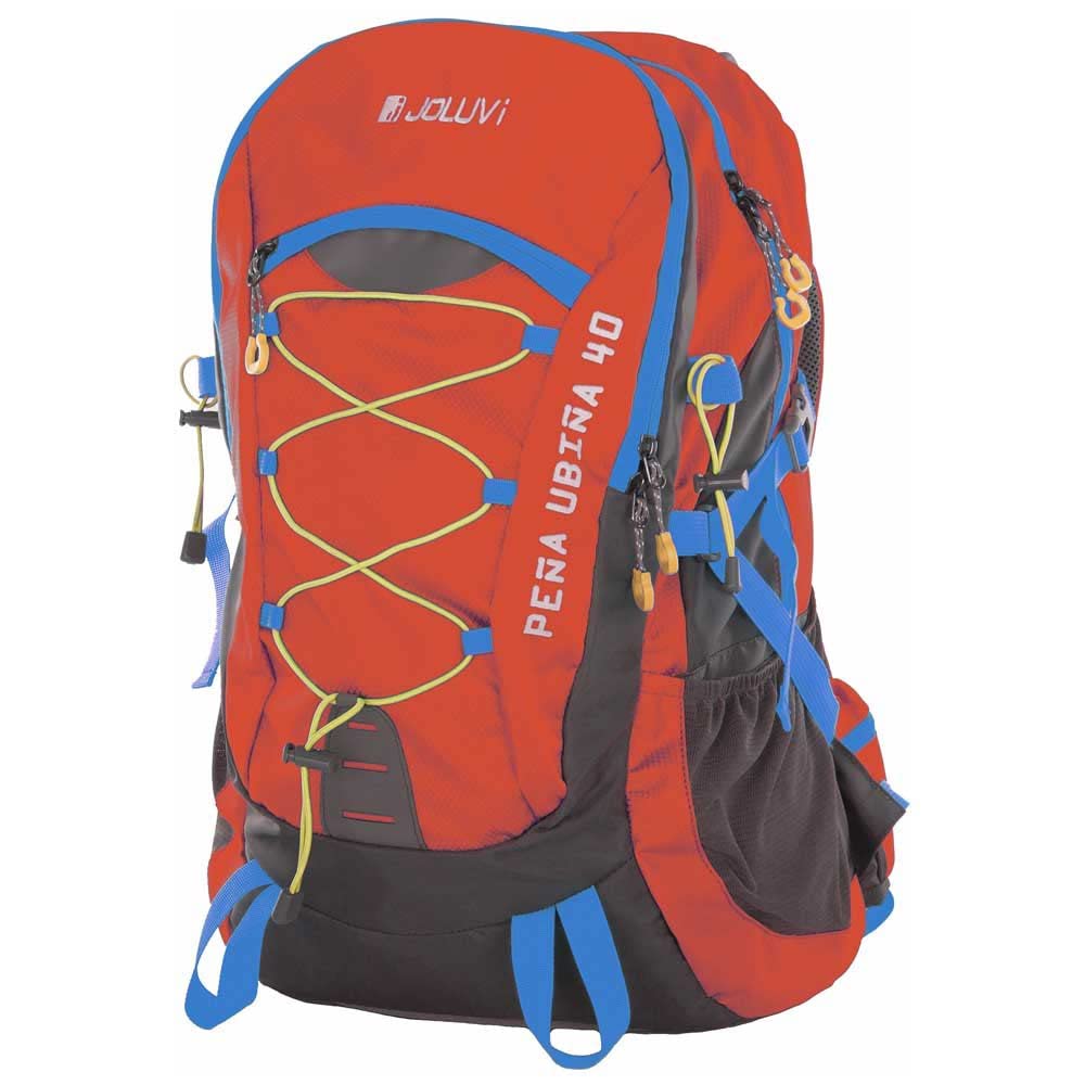 Joluvi Unisex Pena Ubina Mochila, 40 Litro Capacidad, Naranja/Azul Real