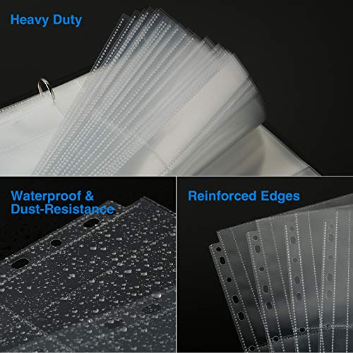 image for Sooez 30 Pack Photo Sleeves for 3 Ring Binder (240 Pictures), 3.5x5, H