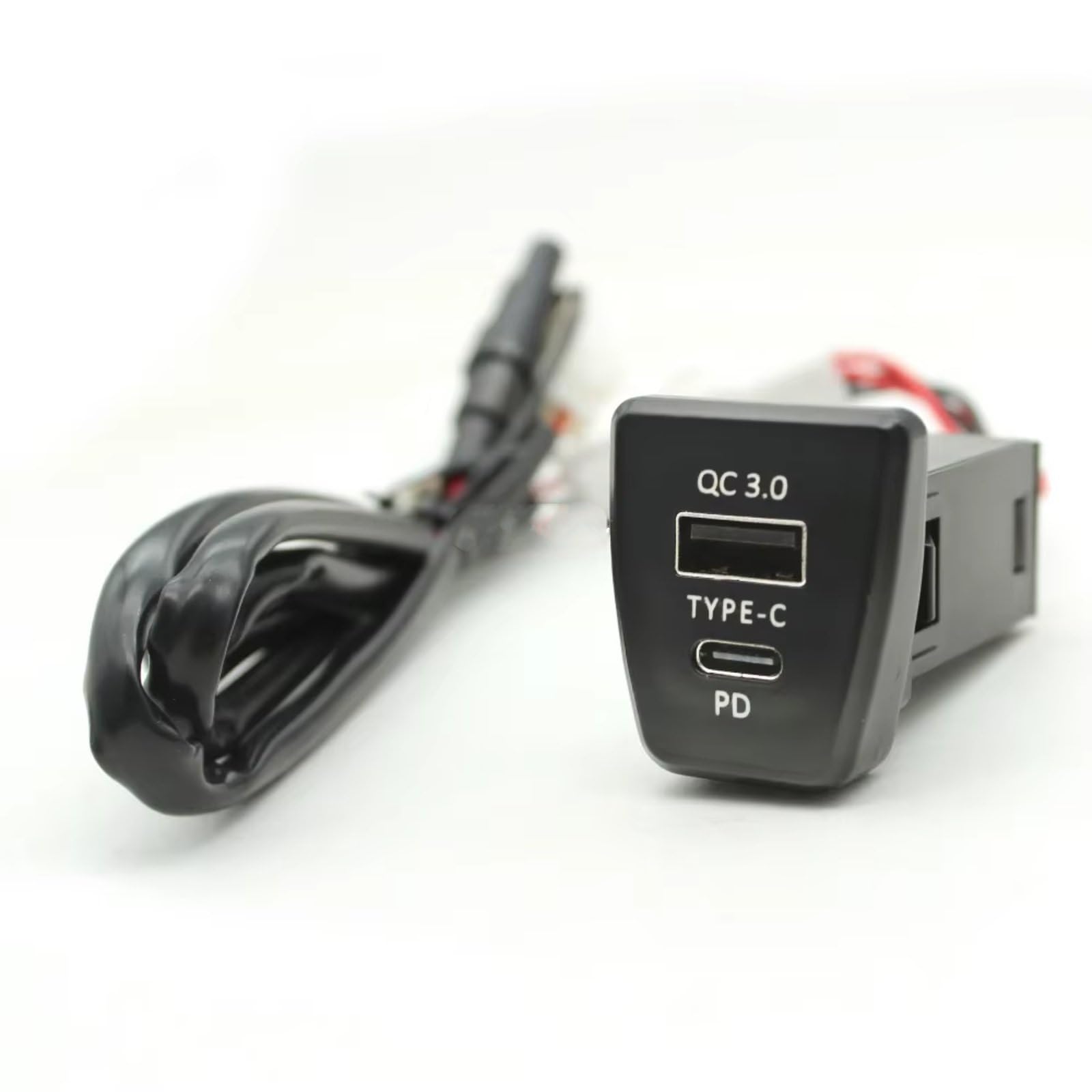 Prise USB De Console Compatible Avec Toyota Pour Rav4 2020-2023 Voiture Dual C PD Pour Chargeur QC3.0 12 V Bouton Adaptateur D'interface De Charge Rapide Interface USB AUX voiture