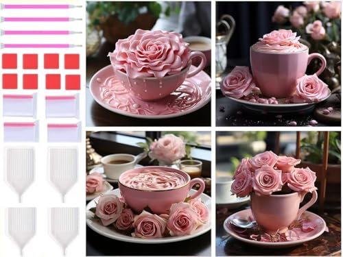 Diamond Painting Roses pour une Décoration Murale de Salon Cosy