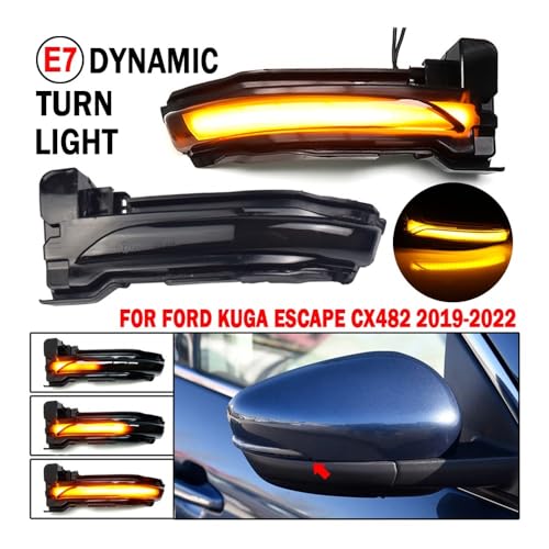 Clignotants dynamiques Kuga feux séquentiels LED étanches rétroviseur