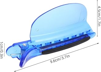 Ipetboom Hair Sectioning Clips: Blue Heat Insulation Separator - Extensions Partition Styling Tool for Wig Extension Hair Highlighting Dyeing