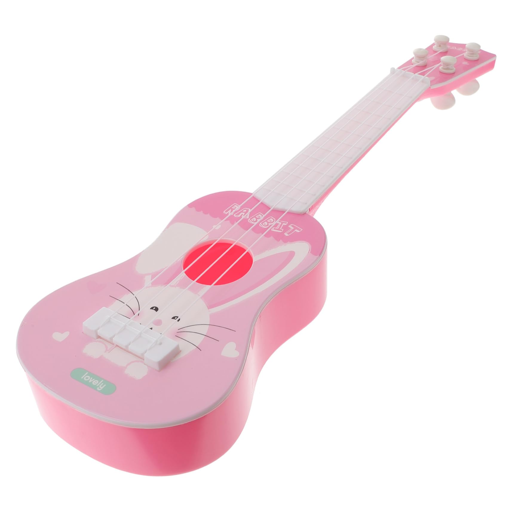 TOYANDONA 1 Pc Instrumento Musical de Juguete Guitarra niño Juguetes Guitarra acustica para niños Juguete Musical de Guitarra para niños Juguetes Infantiles Guitarra simulada Rosa