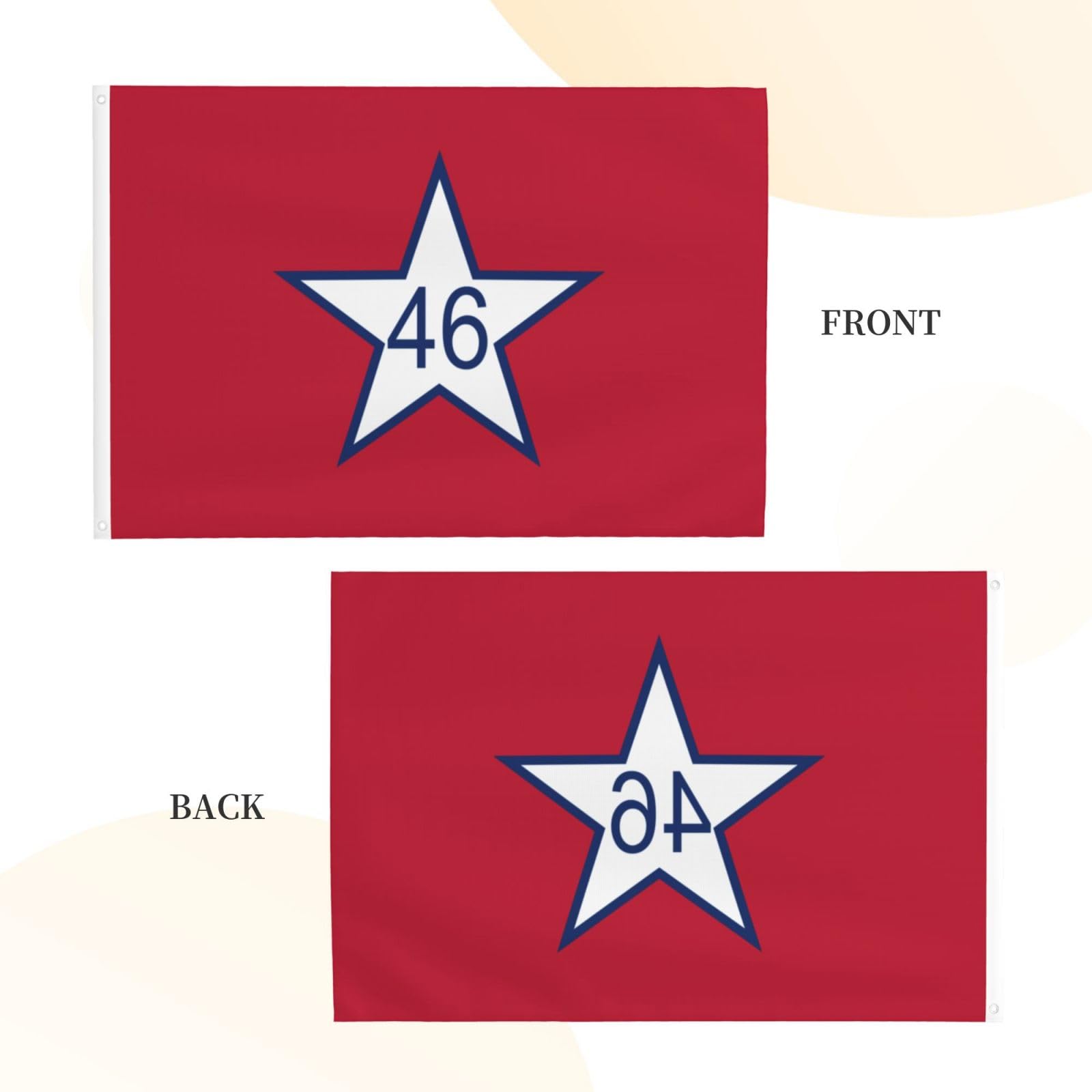 Amazon.com : QIZYOQA Oklahoma Flag (1911-1925) 4x6 Ft Double Sided