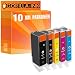 Produktbild Gorilla-Ink 10 Tintenpatronen XXL passend zu Canon PGI570 CLI571 für Canon Pixma TS5050 TS5051 TS5052 TS5053 TS5055 TS6040 TS6050 TS6051 TS6052 TS8040 TS8050 TS8051 TS8052 TS8053 TS9040 TS9050 TS9055