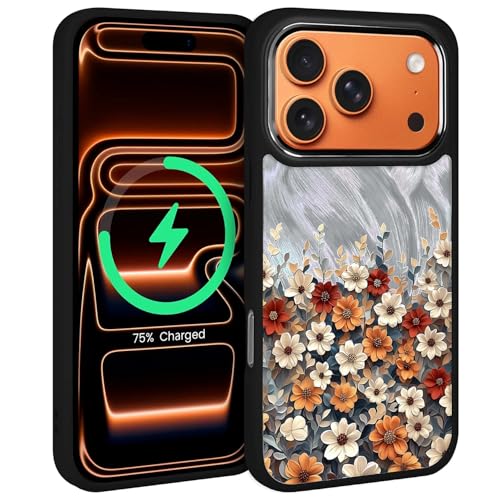 Coque iPhone 17 Pro compatible MagSafe anti-choc fine à paillettes