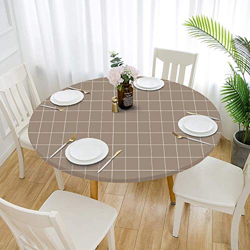 Nappe extensible polyester élastique imperméable couverture table - 2