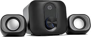 Hp caixa de som 2.1 dhs-2111s preta speaker com alimentacao usb e
