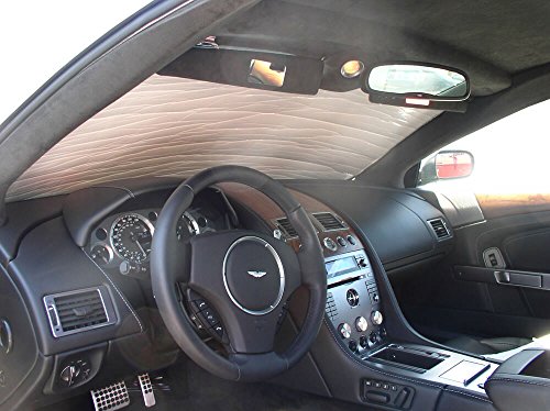 HeatShield, The Original Windshield Sun Shade, Custom-Fit for Aston Martin V8 Vantage Coupe...