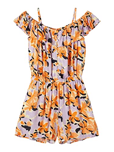NAME IT Mädchen NKFJASSINE Playsuit Jumpsuit, Bright White, 50