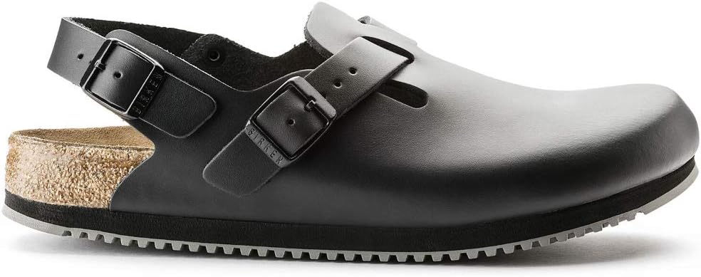 Amazon | Birkenstock Tokyo/Clogs Leather - スーパーソール ブラック