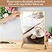 RETON 12 Pack Acrylic Sign Holder, A5 Clear Gold Frame Display Stand, Double Sided Picture Menu Flyer Holders, Wedding Table Number Frames for Cards Photo Party Decoration (A5)
