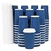 85 Set - Disposable Coffee Cups with Lids 16 oz with Double Wall Insulation ToGo Coffee Cups with Lids (Built in Stoppers) 16 oz Coffee Cups (85 Lids Included) Hot Cups with Lids - Paper Coffee Cups