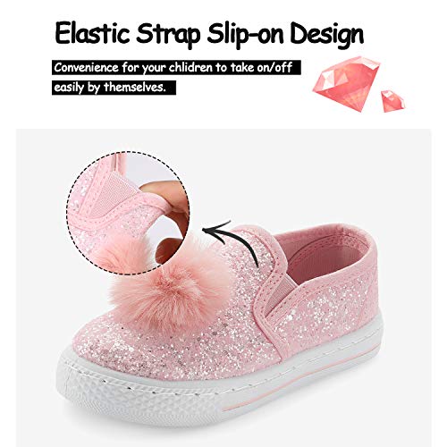 K Komforme Toddler Girls Boys Shoes Little Kids Slip On Canvas Sneakers For Running/Walking #TOP3