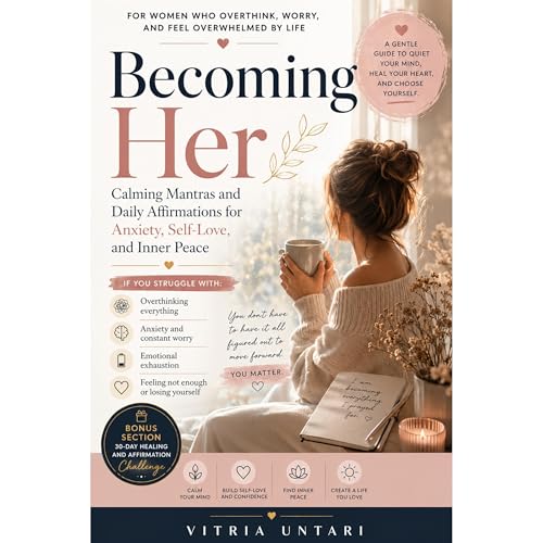 Becoming Her : Calming Mantras and Daily Affirmations for Anxiety, Self-Love, and Inner Peace