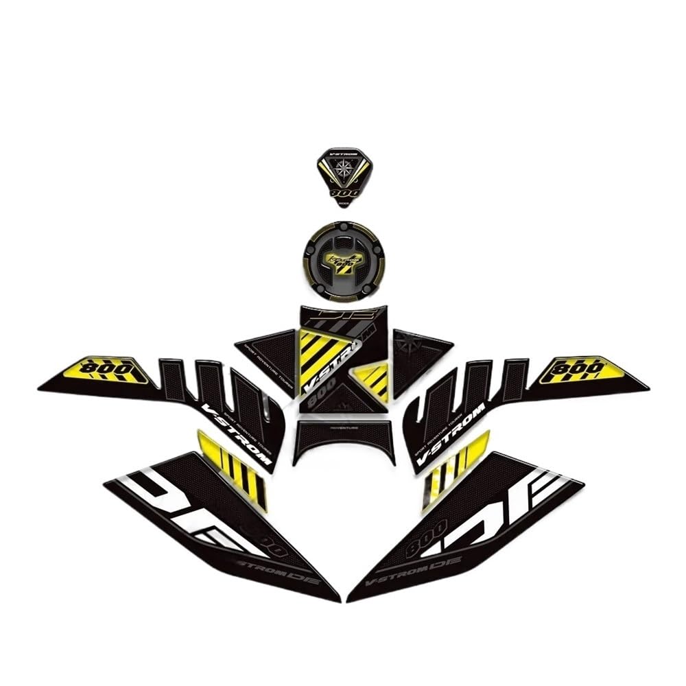 Motorbike Tank Pads Tank Pad Fuel Knee Stickers Decals Protector for for V-Strom for VS&trom 800 DE 800DE 2023 2024 2025