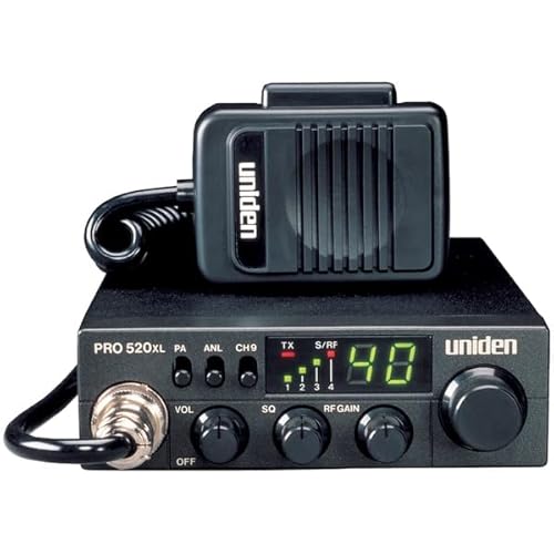 Uniden PRO520XL Pro Series 40-Channel CB Radio. Compact Design.
