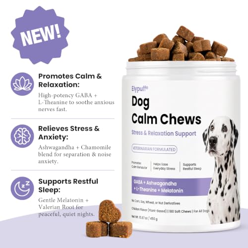 Calming Chews for Dogs - 180ct Dog Calming Chews Anxiety and Stress Relief - Image 2