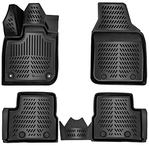 Design 3D Gummimatten Set für Hyundai I30 ab 2017 | Extra hoher 5cm Rand