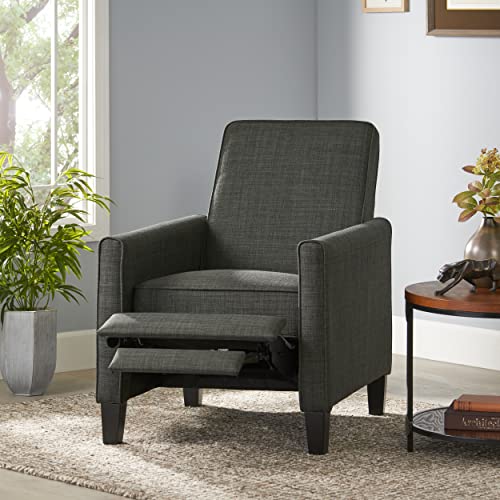 Sillón Reclinable Gris Mimbre Estructura Sólida miniatura 4