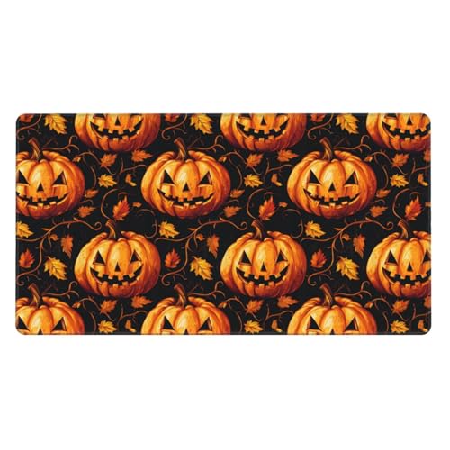Tapis de souris pour ordinateur portable décor automne chaleureux au bureau