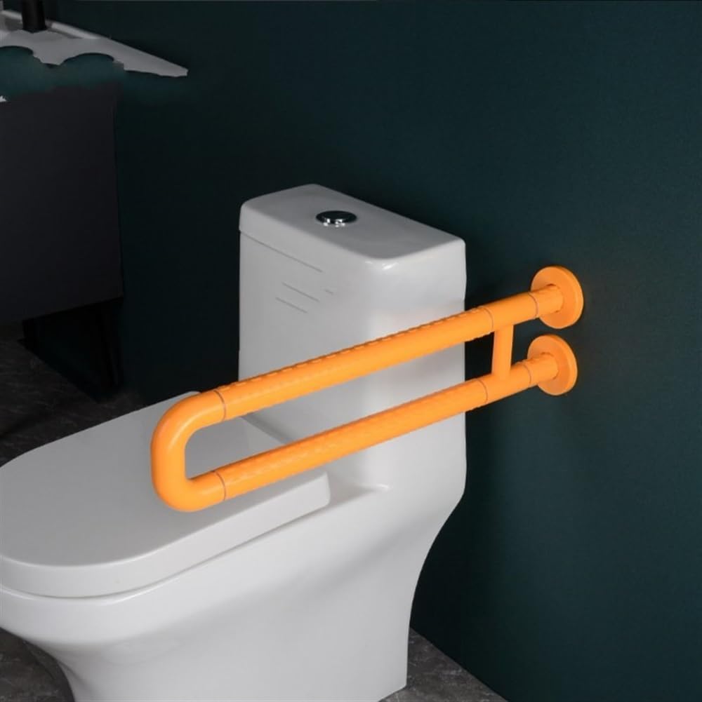 Wdsopk Yellow Housewares Stainless Steel Bathroom Shower Handrails Elderly Toilet Safety Handrails Non-Slip Auxiliary Handles For The Disabled Grab Rail（Yellow）