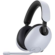Sony INZONE H7 WH-G700 Wireless Gaming Headset, Bluetooth, Stereoscopic Acoustic, Low Latency, Boom Microphone Included, Perfect for PlayStation5 PS5, White