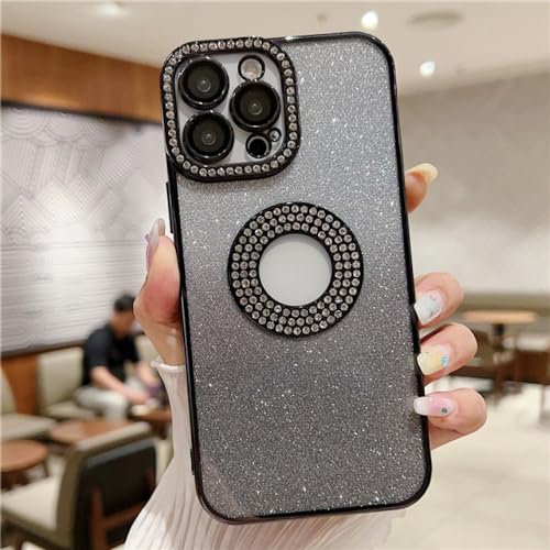 Coque de luxe en diamant flash progressif pour iPhone 14 Plus