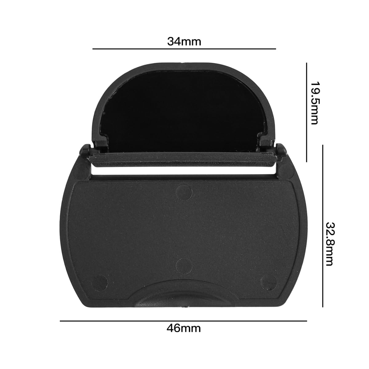 Lot de 2 caches pour Webcam Logi-Tech C1000e C920 C922 C930 Stream, Cache de confidentialité pour caméra pour protéger l'objectif et la sécurité, Noir