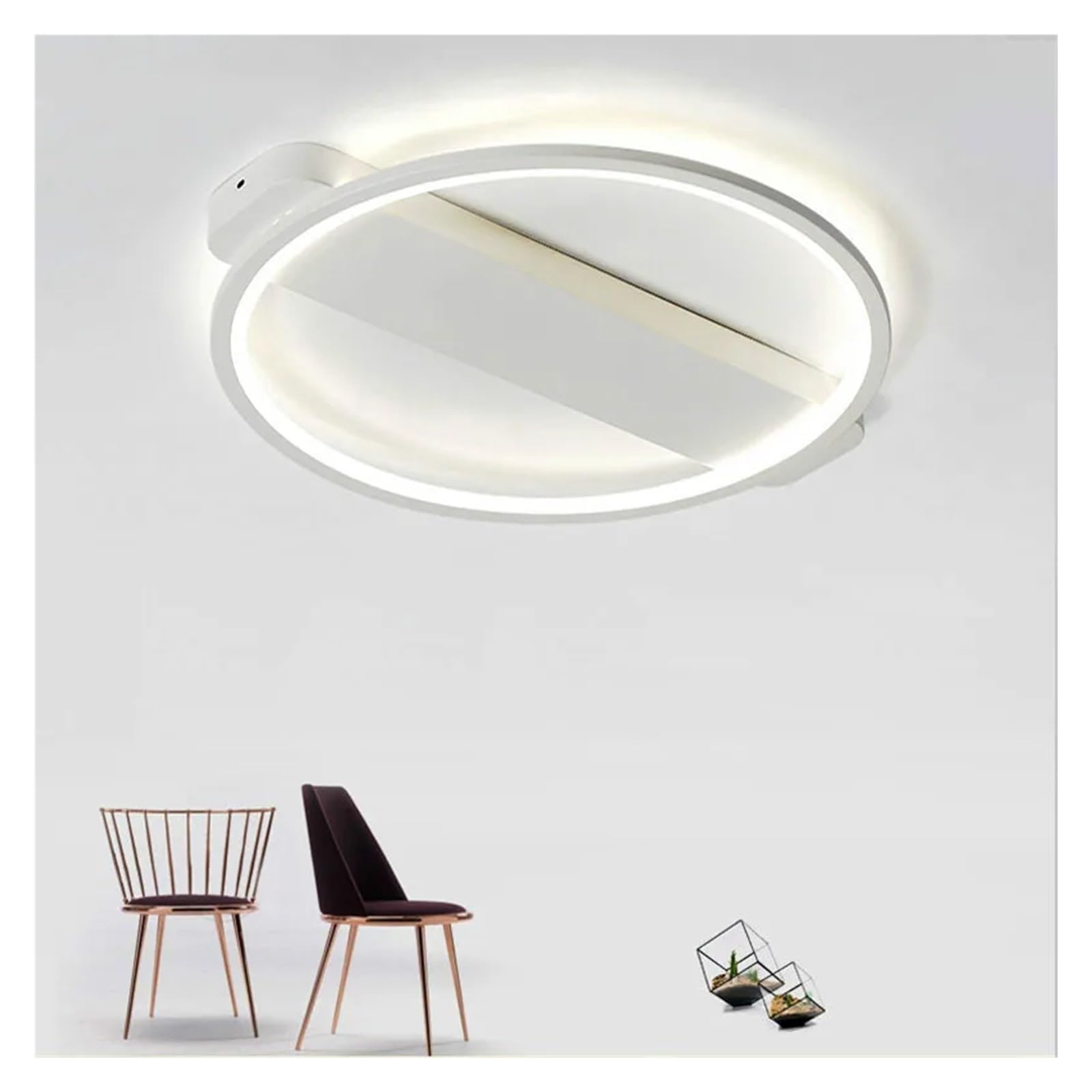 Suspension intérieur LED acrylique à diffusion douce de 62 cm - 7